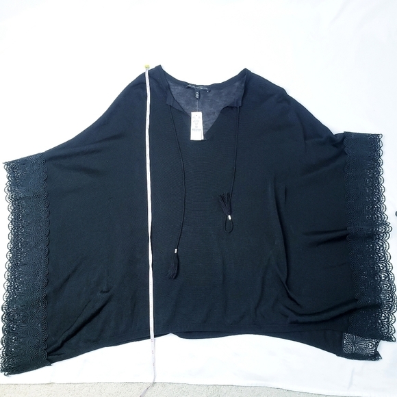 NWT WHBM White House Black Market Butterfly Lace Pullover Sweater - Picture 8 of 10